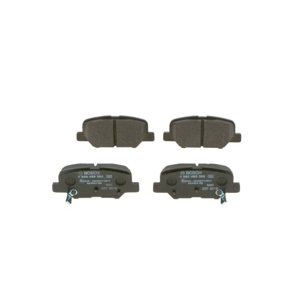 BOSCH 0 986 495 358 Bremsbelagsatz, Scheibenbremse