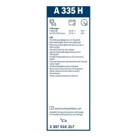 BOSCH 3 397 016 317 Wischblatt