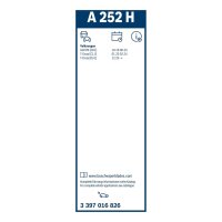 BOSCH 3 397 016 826 Wischblatt