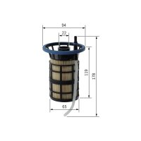 BOSCH F 026 402 291 Kraftstofffilter