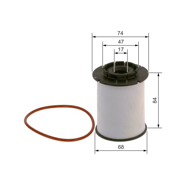 BOSCH F 026 402 356 Kraftstofffilter