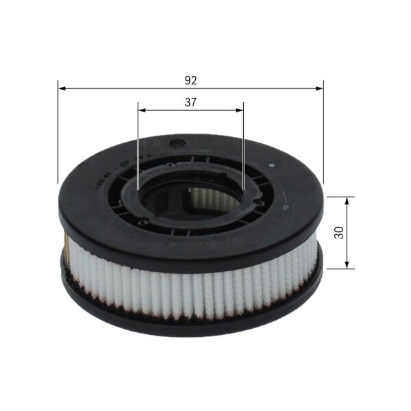 BOSCH F 026 400 645 Filter, Kurbelgehäuseentlüftung