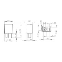 BOSCH 0 986 AH0 322 Relais, Arbeitsstrom