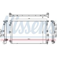 NISSENS 606815 Kühler, Motorkühlung