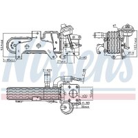 NISSENS 989420 Kühler, Abgasrückführung
