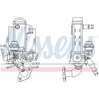 NISSENS 989461 Kühler, Abgasrückführung