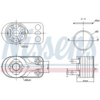 NISSENS 91422 Ölkühler, Motoröl