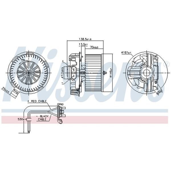 NISSENS 87385 Innenraumgebläse