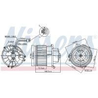 NISSENS 87599 Innenraumgebläse