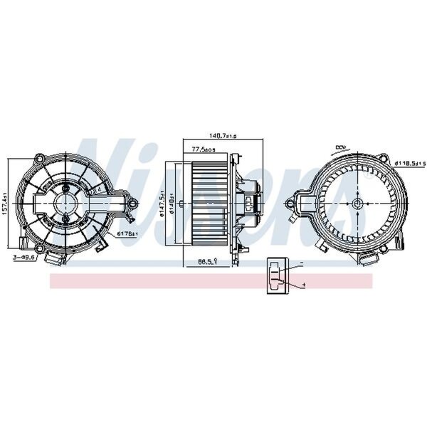 NISSENS 87616 Innenraumgebläse
