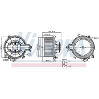NISSENS 87616 Innenraumgebläse