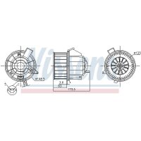 NISSENS 87617 Innenraumgebläse
