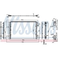 NISSENS 941283 Kondensator, Klimaanlage