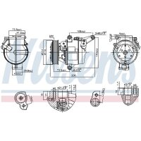 NISSENS 890948 Kompressor, Klimaanlage