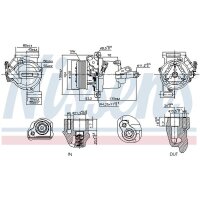 NISSENS 891074 Kompressor, Klimaanlage