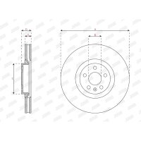 JURID 563452JC-1 Bremsscheibe