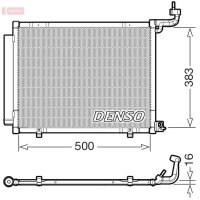 DENSO DCN10058 Kondensator, Klimaanlage