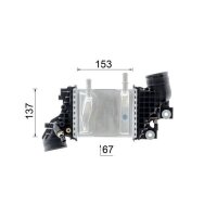 MAHLE CI 663 000P Ladeluftkühler