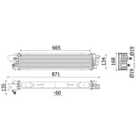 MAHLE CI 664 000P Ladeluftkühler