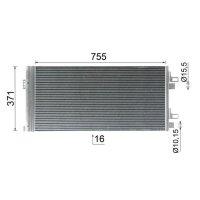 MAHLE AC 1122 000P Kondensator, Klimaanlage