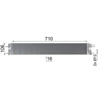 MAHLE AC 1126 000P Kondensator, Klimaanlage