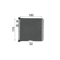 MAHLE AH 298 000P Wärmetauscher, Innenraumheizung