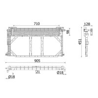 MAHLE CR 2668 000P Kühler, Motorkühlung