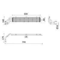 MAHLE CR 2697 000P Kühler, Motorkühlung