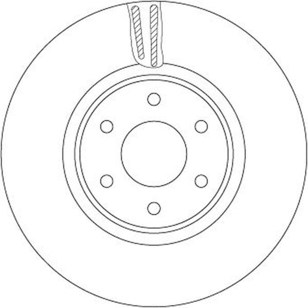 TRW DF6968S Bremsscheibe