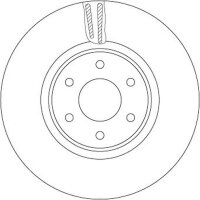 TRW DF6968S Bremsscheibe