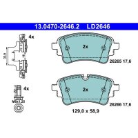 ATE 13.0470-2646.2 Bremsbelagsatz, Scheibenbremse
