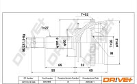 DR!VE+ DP2110.10.1606 Gelenksatz, Antriebswelle