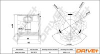 DR!VE+ DP2110.10.1675 Gelenksatz, Antriebswelle