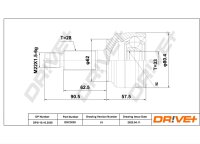 DR!VE+ DP2110.10.3039 Gelenksatz, Antriebswelle