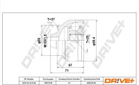 DR!VE+ DP2110.10.3148 Gelenksatz, Antriebswelle