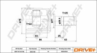 DR!VE+ DP2110.10.3150 Gelenksatz, Antriebswelle