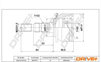 DR!VE+ DP2110.10.3176 Gelenksatz, Antriebswelle