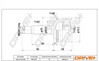 DR!VE+ DP2110.10.3183 Gelenksatz, Antriebswelle