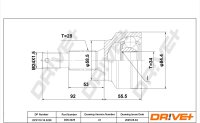 DR!VE+ DP2110.10.3229 Gelenksatz, Antriebswelle