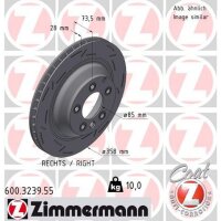 ZIMMERMANN 600.3239.55 Bremsscheibe