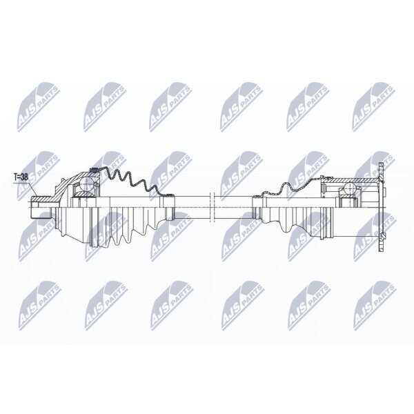 NTY NPW-AU-021 Antriebswelle