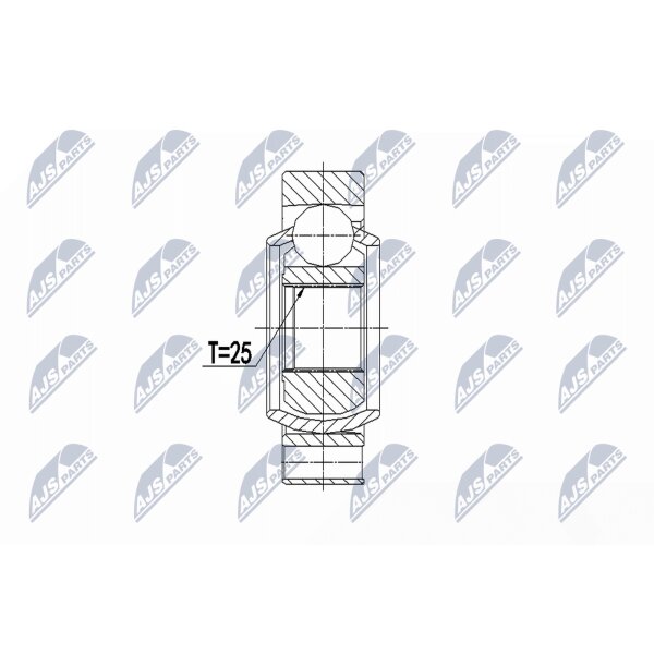 NTY NPW-BM-068 Gelenksatz, Antriebswelle