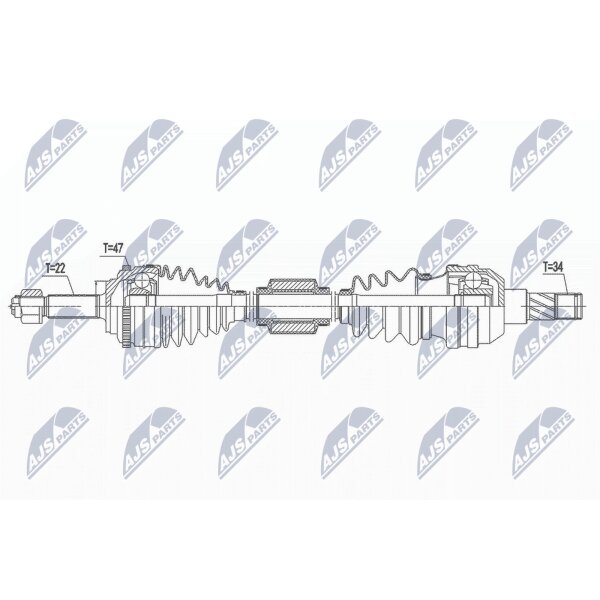 NTY NPW-DW-041 Antriebswelle