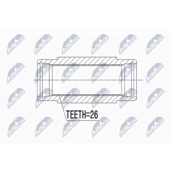 NTY NWP-CT-001 Gelenksatz, Antriebswelle