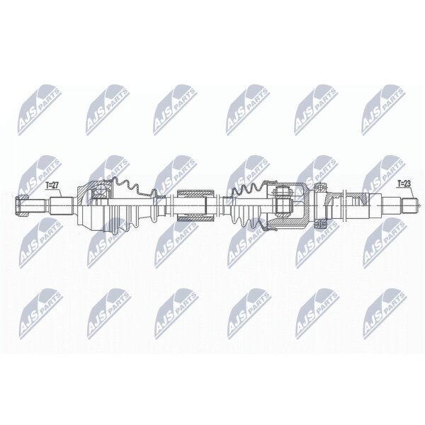 NTY NPW-FR-113 Antriebswelle