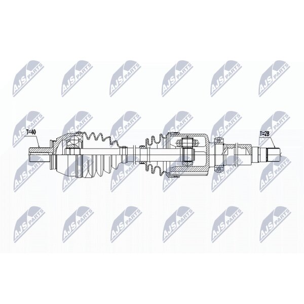 NTY NPW-FR-086 Antriebswelle