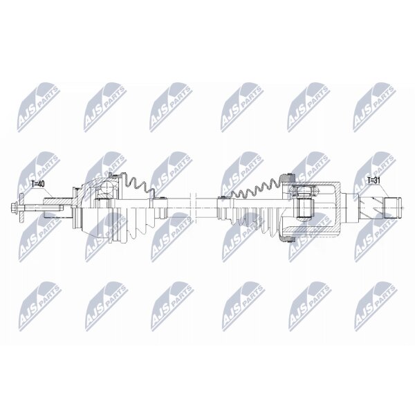 NTY NPW-FR-092 Antriebswelle