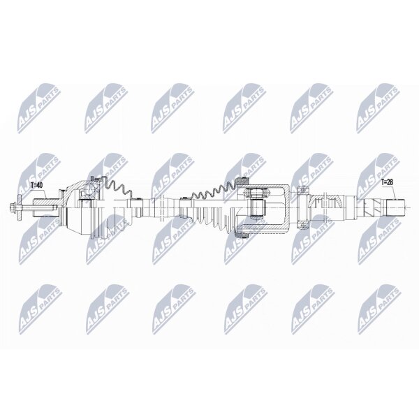 NTY NPW-FR-094 Antriebswelle