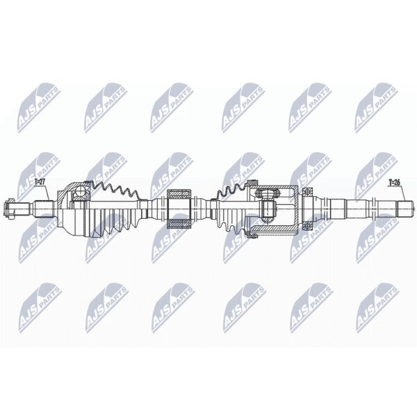 NTY NPW-FR-137 Antriebswelle