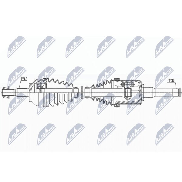 NTY NPW-FR-133 Antriebswelle